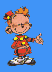Gif animé Spirou enfant